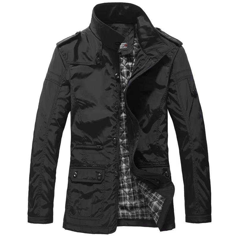 Mens Jackets Fashion Mens Anorak Hip Hop Streetwear Jackets Man Casual Slim Thin Windbreaker Overcoats Men Trench Coats