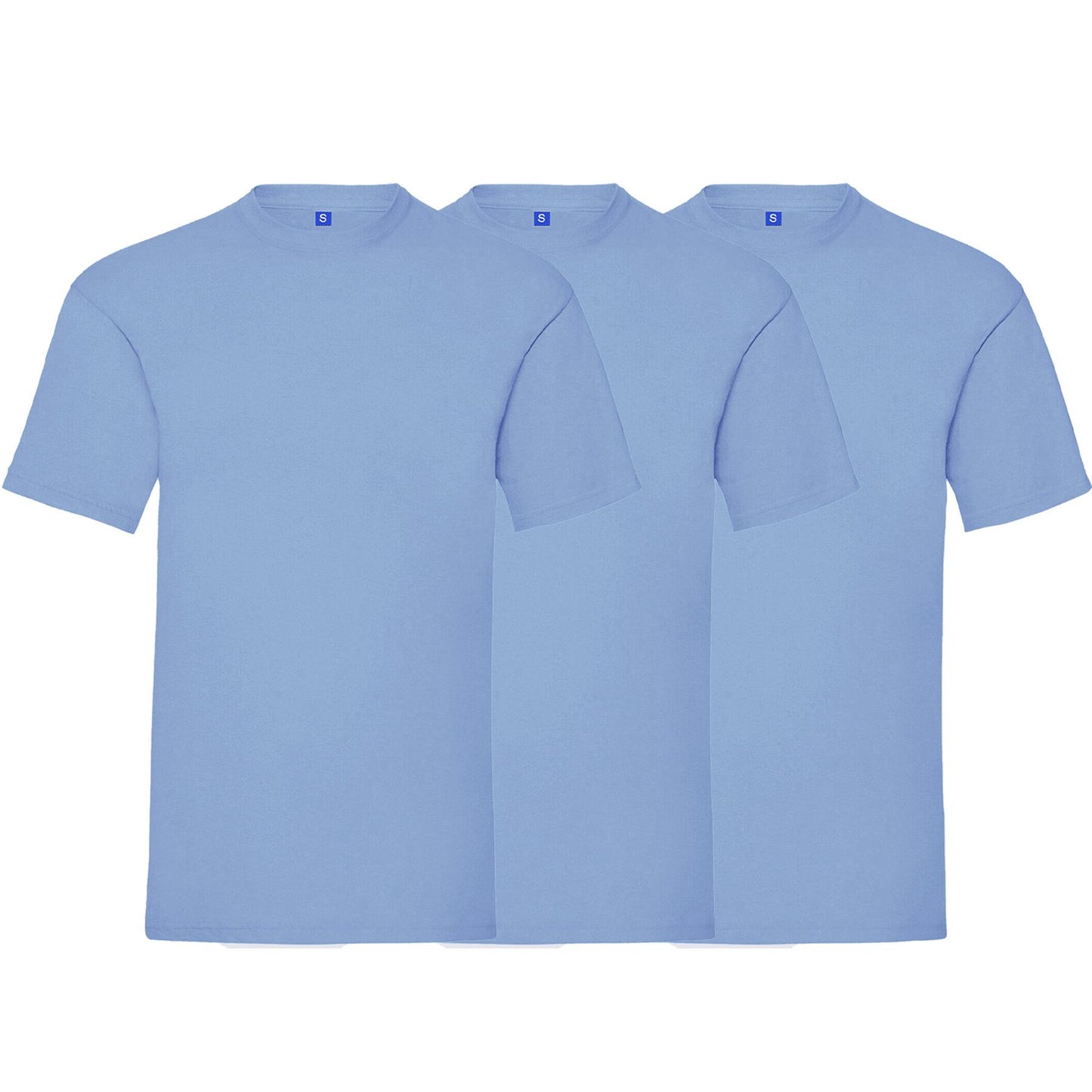 Kruze Mens T Shirts Cotton Short Sleeve T-Shirt Tee Crew Neck Regular Plain Top